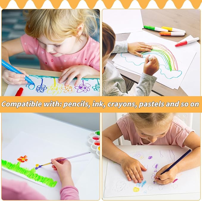 150 Sheets Cotton Watercolor Paper Pad-230GSM Art Paper-9 x 12 inch Painting & - Image 5