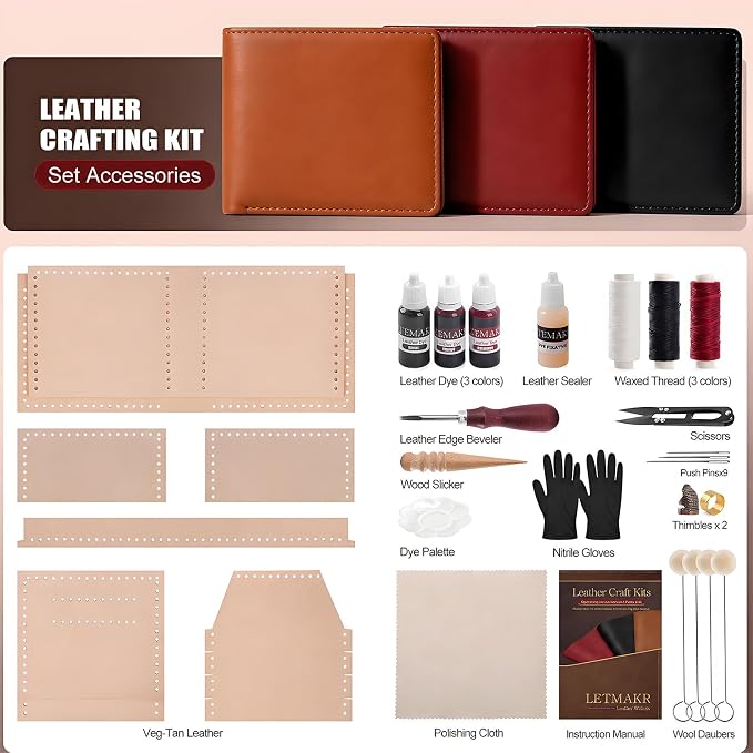 Leather Working Tools-Leather Crafting Kit - Image 2