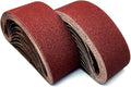 3 x 18 Inch Sanding Belts | 60 Grit Aluminum Oxide Sanding Belt | Premium Abrasive Paper for Portable Belt Sander 3x18, 24 Pack (3x18in,60 Grit)