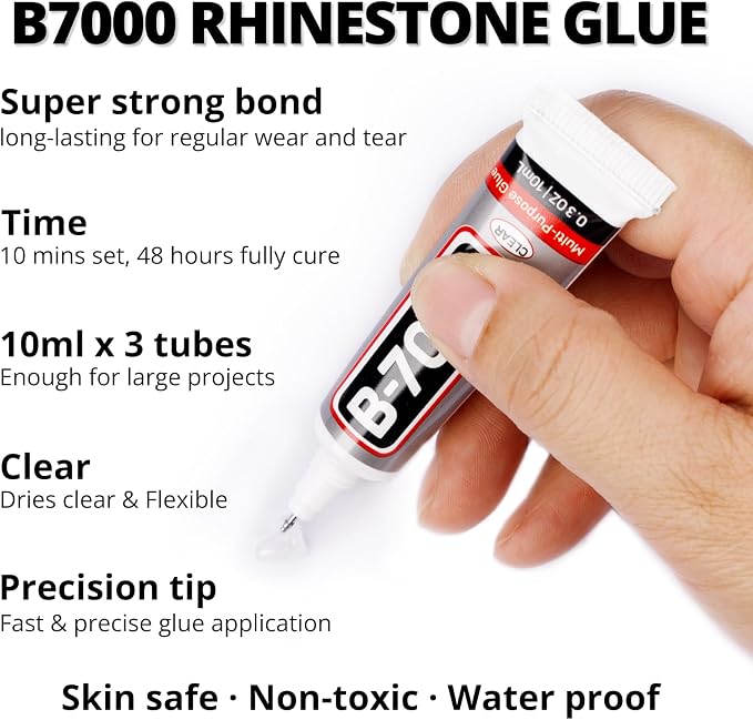 33000Pcs White AB Rhinestones for Bedazzling, Iridescent Different Sizes 2 - Image 5