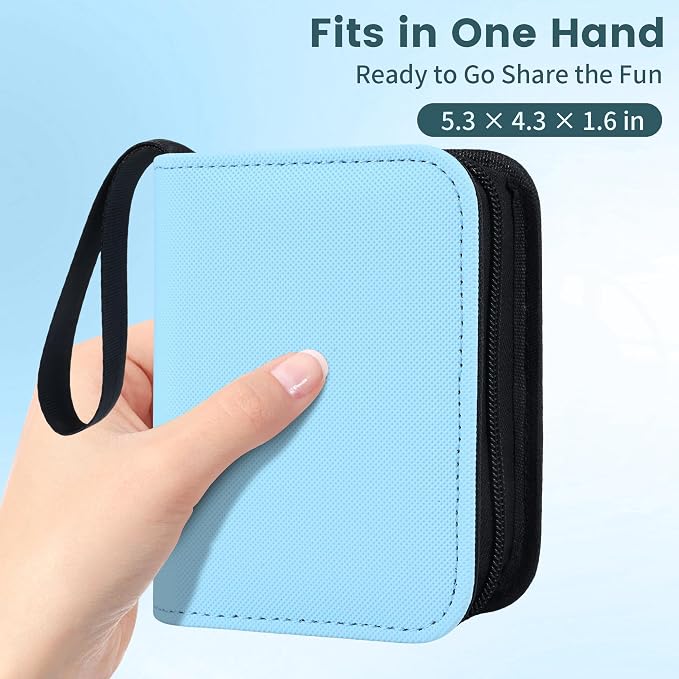 Mini Trading Card Binder Album, 1 Pocket Card Binder - Image 2
