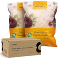 wisedry 20 LBS Silica Gel Flower Drying Crystals, 4 Packs of 5 LBS, Fine by wisedry