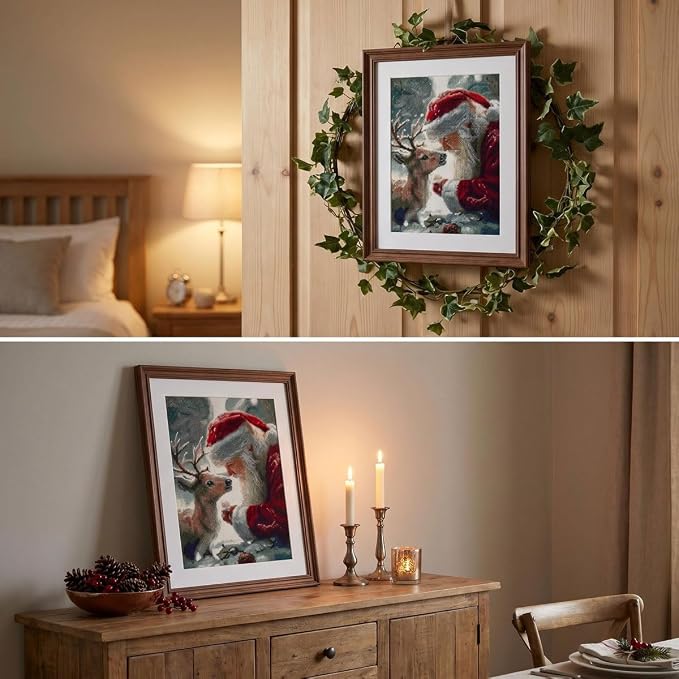 Santa Claus Stamped Cross Stitch Kits - Image 3