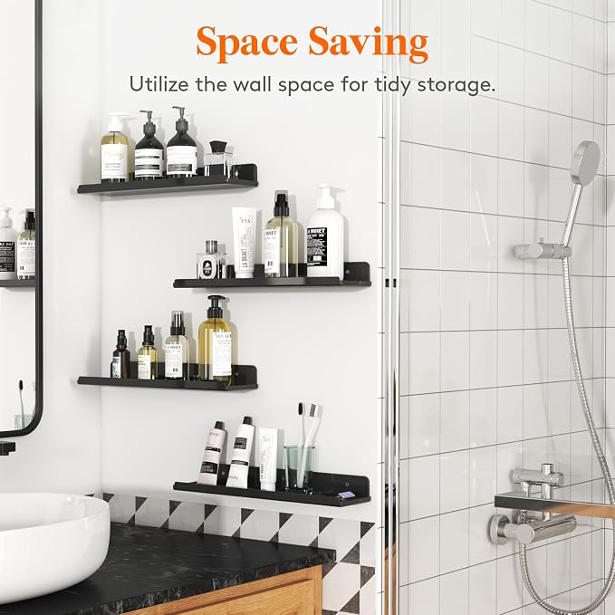 Lifewit Floating Shelves for Wall, Acrylic Display Shelf Wall Mounted for Figure - Image 8