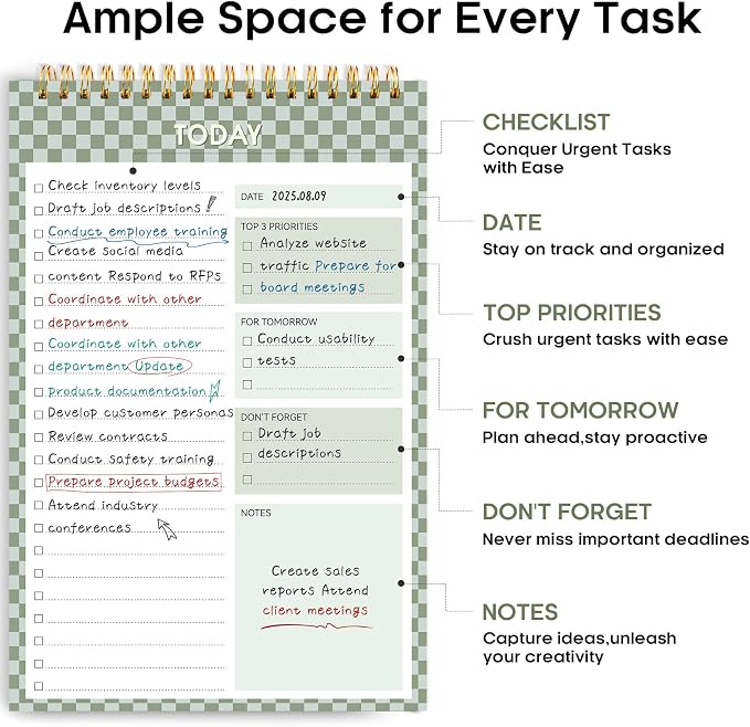 Taja To Do List Notepad - Image 2