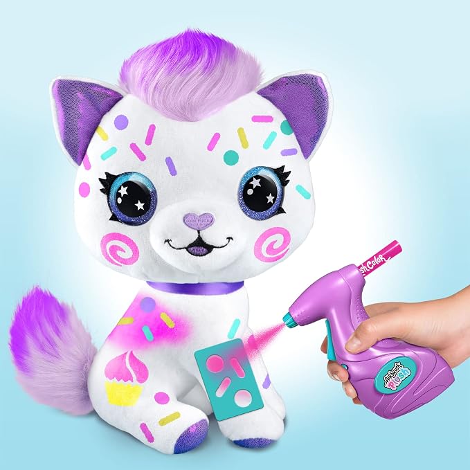 Canal Toys Personalize Airbrush Plush Large Kitty! Decorate, Repeat! Customize - Image 8