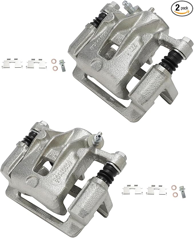 cciyu Rear Left & Right Brake Calipers Assembly w/Bracket 19B3101 19B3100 For Hyundai For Sonata/For Tucson,For Kia For Magentis/For Optima/For Sportage