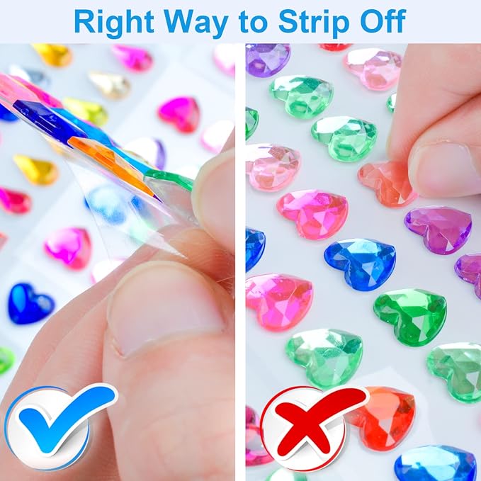 2102pcs Gems Stickers, Self Adhesive Gems - Image 5