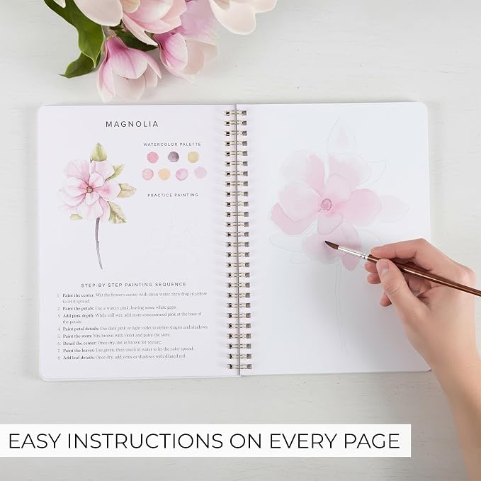 Beautiful Watercolor Workbook for Beginners - Image 3