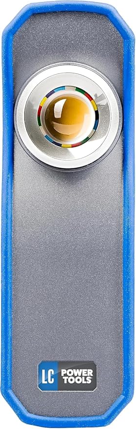 Lake Country Paint Inspection Light – Detailing LED Light w/Retractable Hook, Flip-Out Magnetic Base and Charging Cable - 1350 Lumens