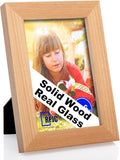 RPJC 4x6 Picture Frames Made of Solid Wood High Definition Glass by RPJC