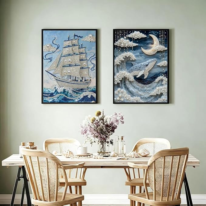 4 Packs Pearl Diamond Painting Kits - Image 3