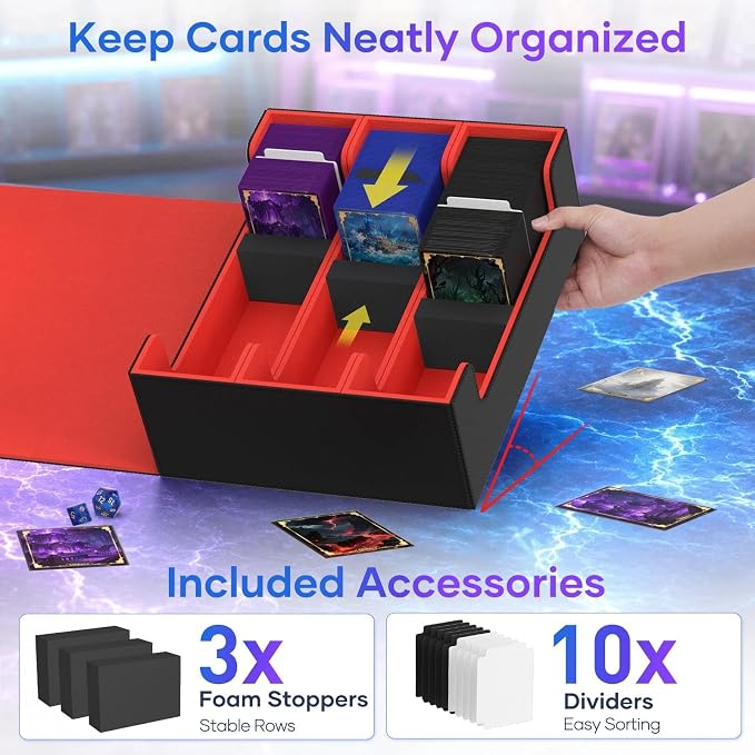 Mlikero Trading Card Storage Box, Bulk Card Storage - Image 4