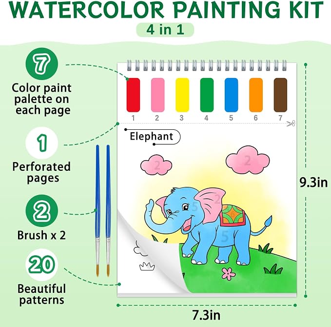 SOCOLER Paint with Water Coloring Books - Image 5