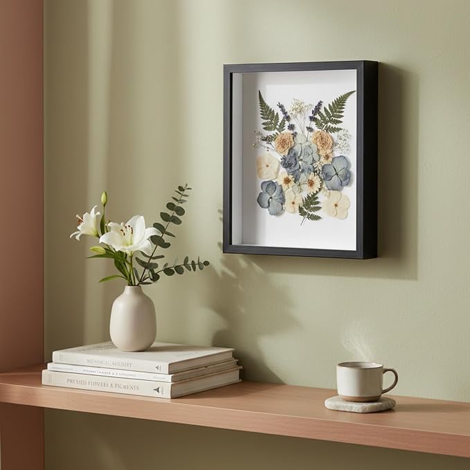 4 Pack 8 x 10 Shadow Box Frame, Shadow Boxes Display Cases 3D Wood Deep - Image 3