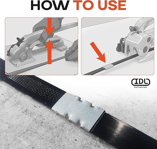 IDL Packaging S-290 Heavy Duty Popular High Tensile Feed-Wheel Tensioner for 3/8" to 3/4" Steel Strapping