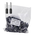 Fidioto AWG20 Wire Ferrules Terminals, 1000pcs AWG20 Terminal Connector Wire Insulated Cord Pin Ends Terminals for Electric, Industrial, Chemical Industry, Power Control System, etc.