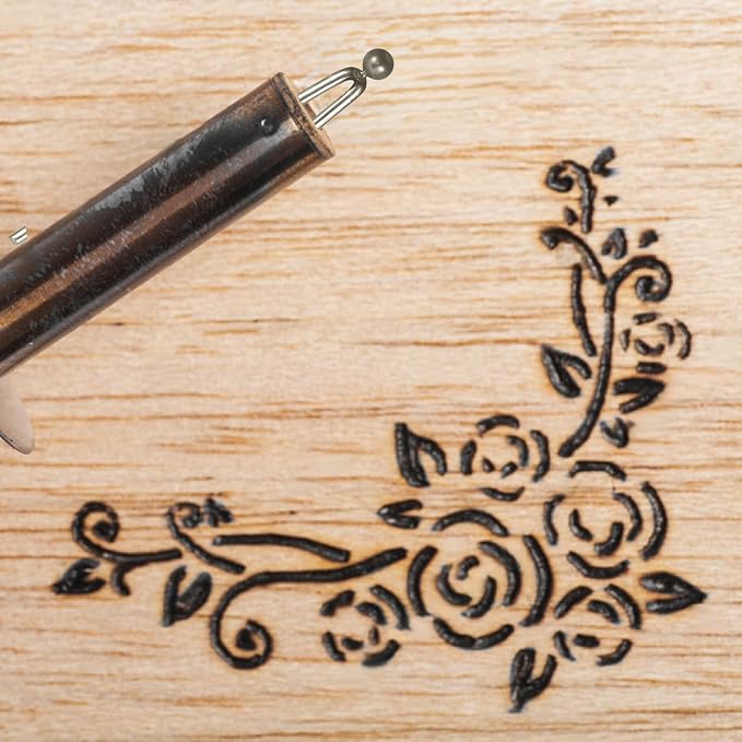 3 PCS Wood Burning Tips, Metal Pyrography Pen, Adjustable Wood Burner Tips - Image 5