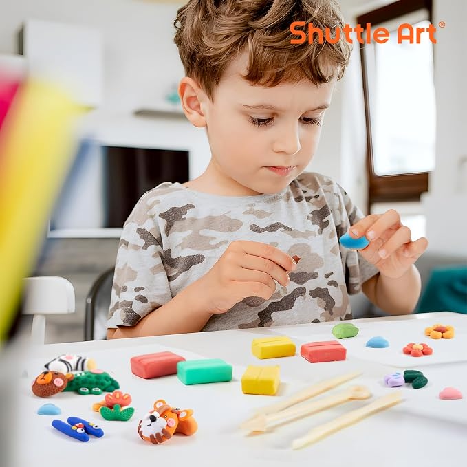 Shuttle Art 117 PCS Polymer Clay Kit, 95 Unique Colors & Extra Basic Colors - Image 6