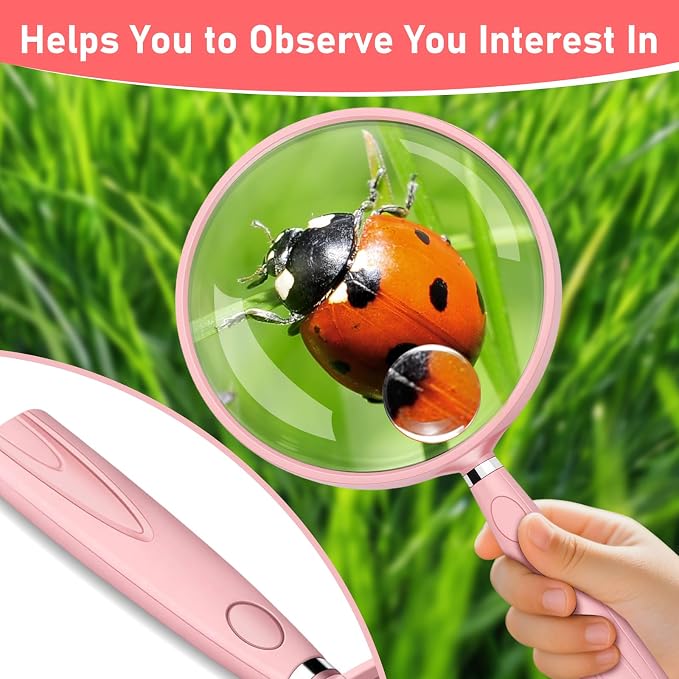 10X 30X Magnifying Glass for Reading, Handheld Magnifier for Reading, 90mm - Image 6