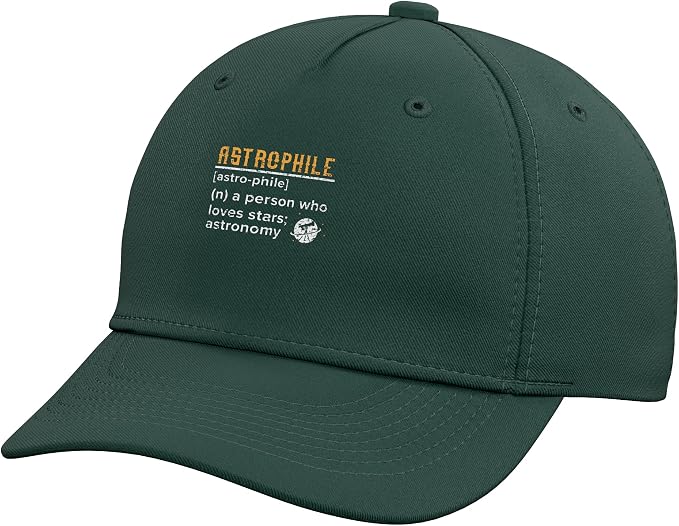 Astrophile Astronomy Astronomer Constellations Telescope Adjustable Baseball Hat by Unknown