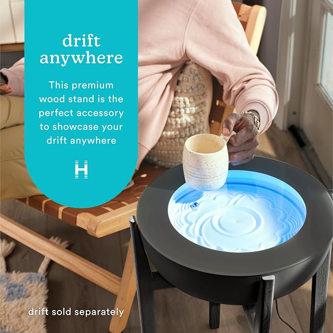 HoMedics Drift Sandscape Solid Wood Sand Table Stand 16” Compatible drift 16” - Image 2