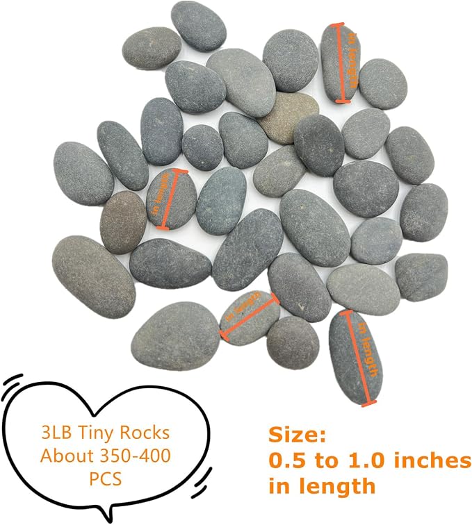 Lifetop 3LB Tiny Painting Rocks DIY Rock - Image 2