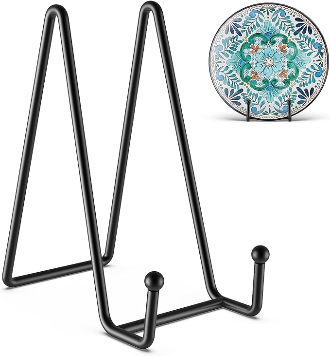 3 Pack 6 Inch Plate Stands for Display Picture by HONGYUTAI