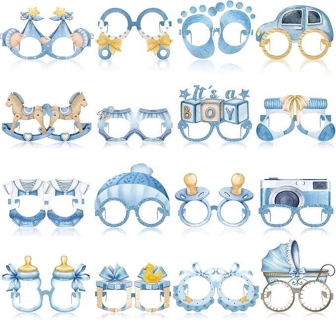 Pajean 32 Pcs Boy Baby Shower Party Decorations It's A Boy Baby Shower Themed by Pajean