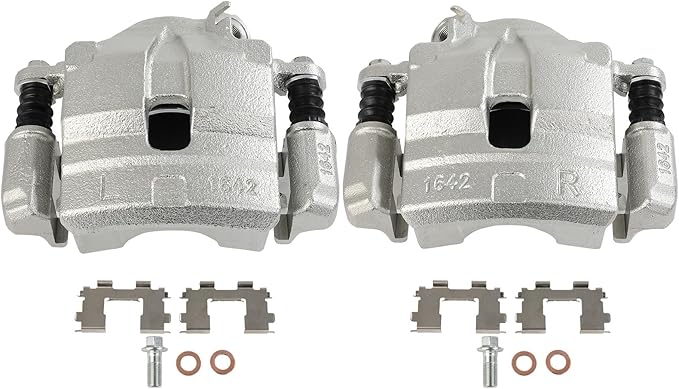 SCITOO 19B1487 19B1486 Front Left & Right Disc Brake Calipers Assembly w/Bracket For Chevrolet For Tracker 1998,For Geo For Tracker 1996-1997,For Suzuki For Sidekick 1991-1998