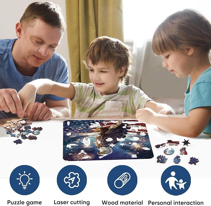 Reouinty 500 Pieces Wooden Puzzle - Image 4