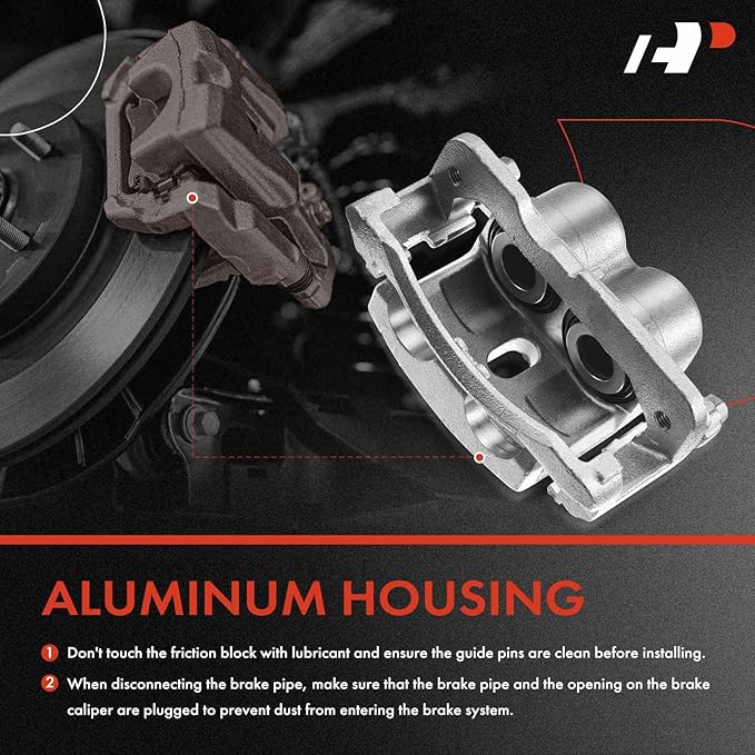 A-Premium Disc Brake Caliper Assembly With Bracket Compatible with Chevy, Cadillac, GMC and Hummer Models - Silverado 1500 2500 3500, Escalade, Tahoe, Sierra 1500 2500 3500, Savana 1500