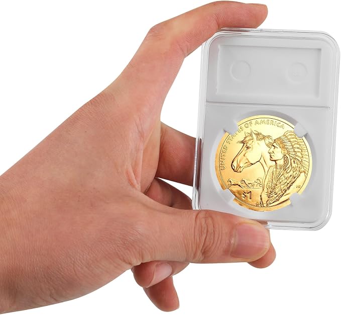 20-Pack Coin Slab Display Holder, Storage Case - Image 3