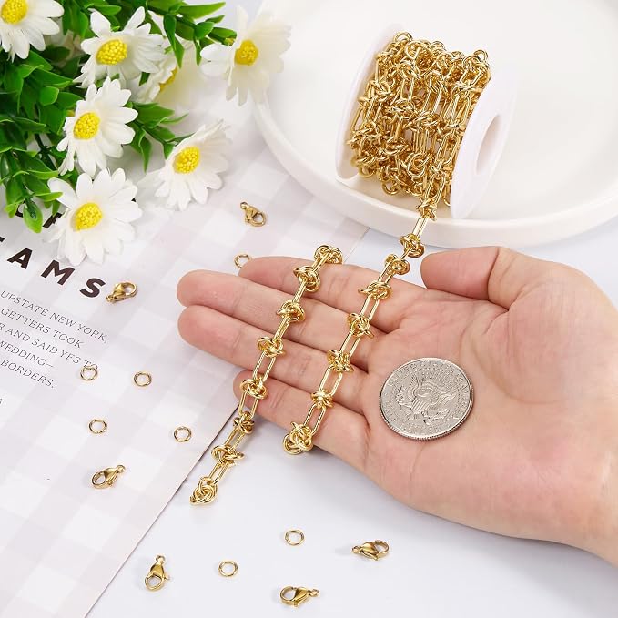 6.5 Feet Gold Plated Stainless Steel Chains - Image 5