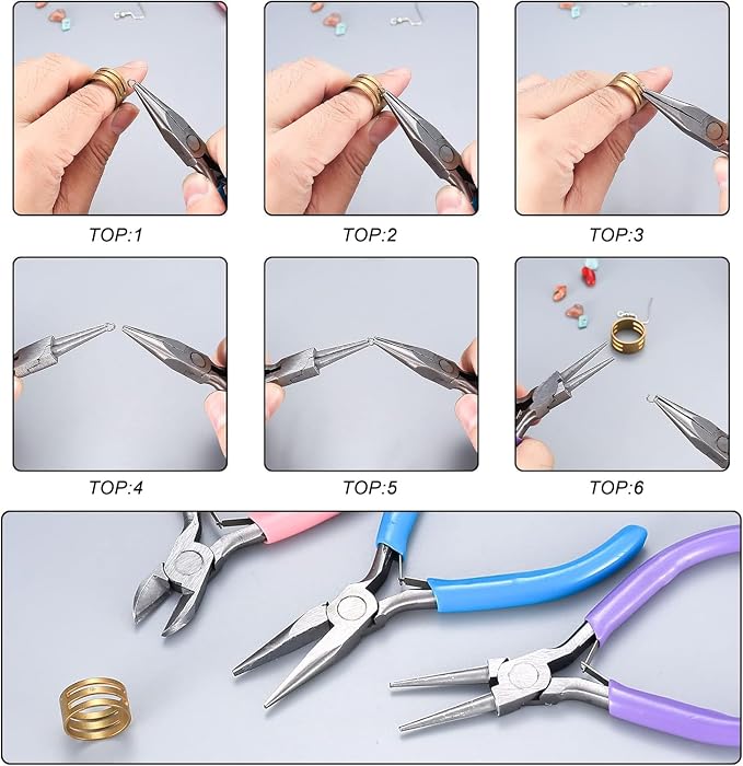 3 Pcs Jewelry Pliers Set - Image 4