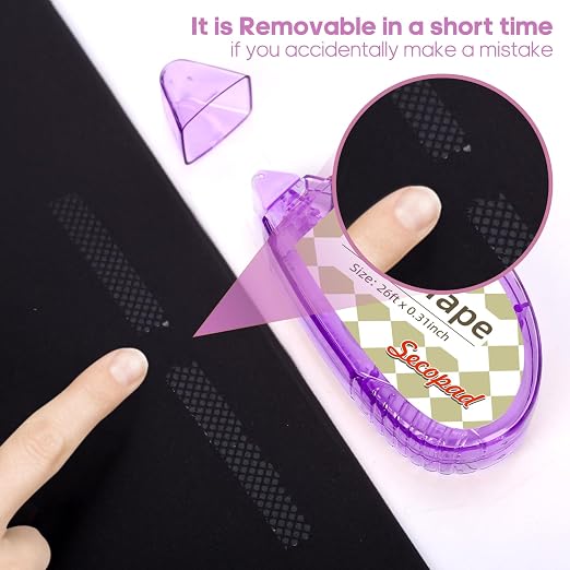 Secopad Scrapbook Tape, 12 Pack Double Sided Tape Roller - Image 6