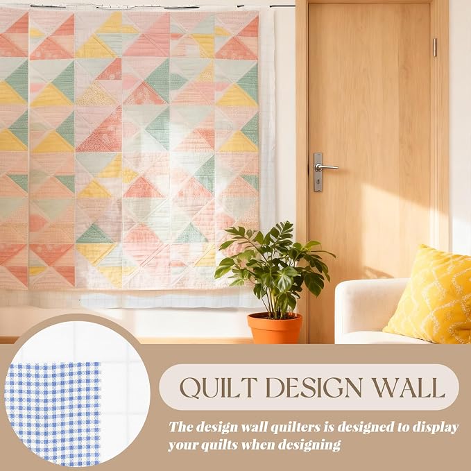 Buryeah 1 Pcs Quilt Design Wall Fabrics Large 106 in x 60 in - Image 6