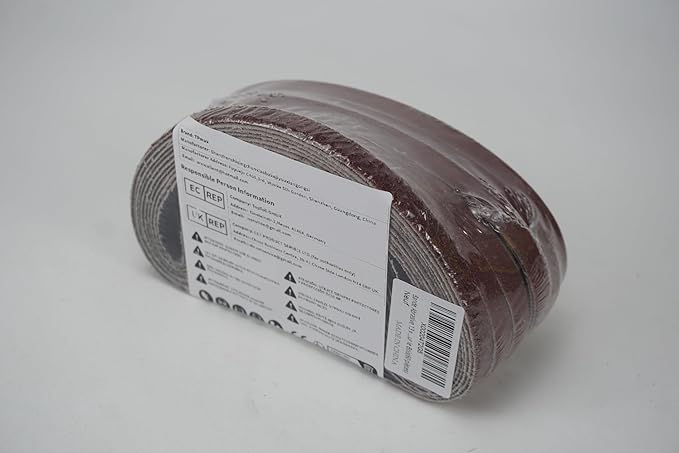 1/2x18 1/2 x 18 Inch Sanding Belt Pack 1/2-Inch x 18-Inch,60 Pcs(10 Each of 40 60 80 120 150 240 Grits) Aluminum Oxide for Sander