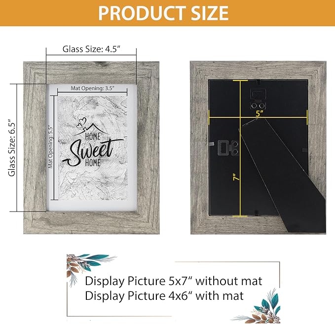 Califortree Grey 5x7 Picture Frame - Image 5