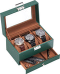 ProCase Watch Box, 3 Slot Watches Display Case by ProCase