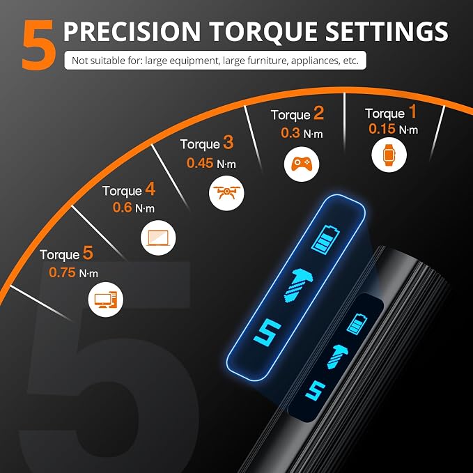 JOREST 155 in 1 Mini Electric Screwdriver Cordless, Precision Power Screwdriver - Image 8
