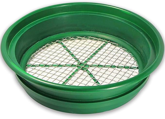 SE 13.25 Inch Wide Stackable Classifier Gold Prospecting Pan by SE