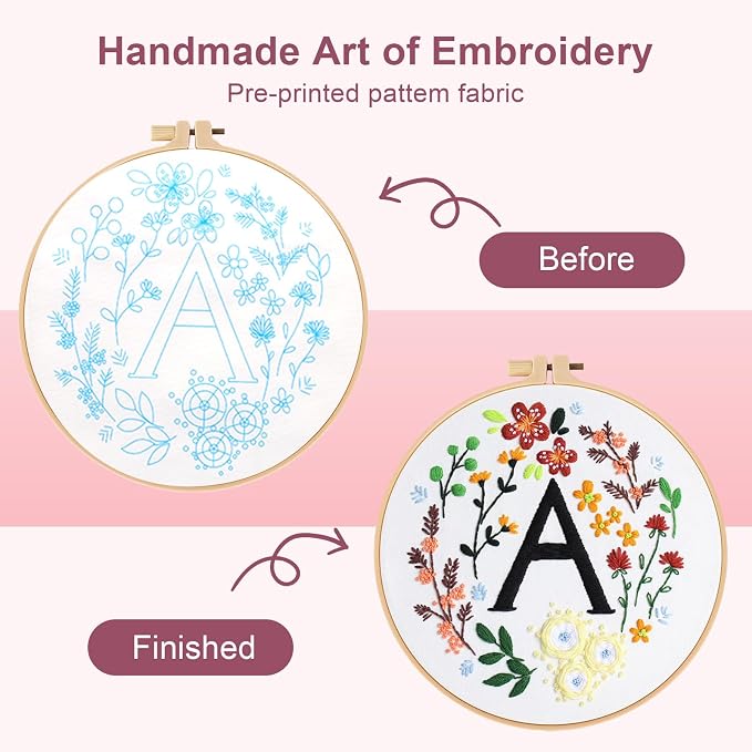 Haootadiy Beginner Embroidery Kit - Image 2