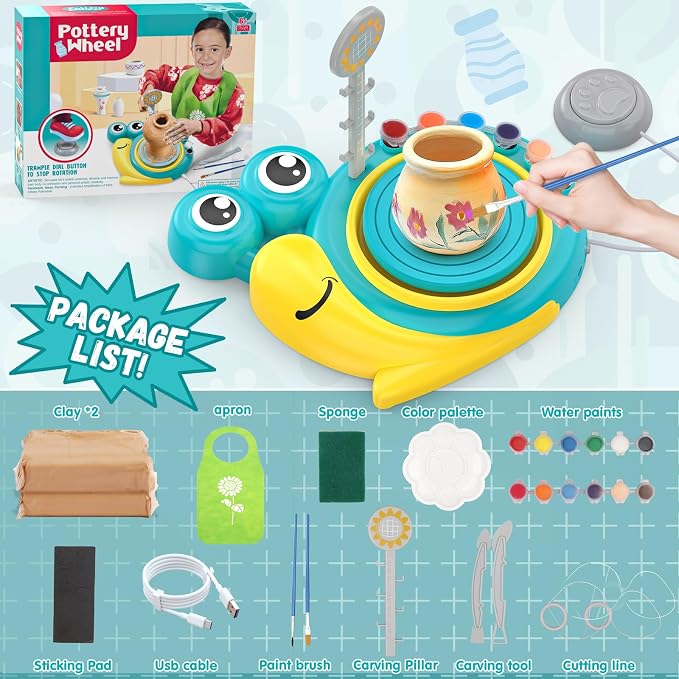 Aujazyble Pottery Wheel for Kids - Image 2