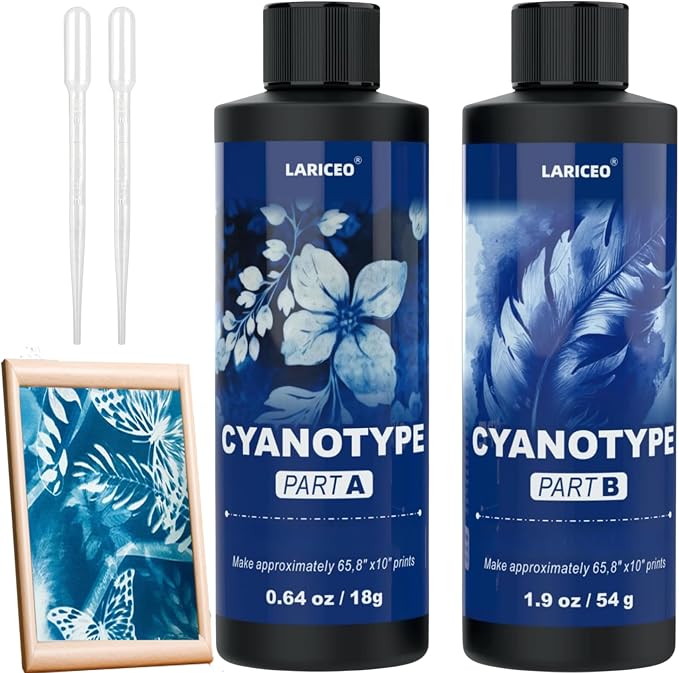 Cyanotype Kit, Cyanotype Chemicals Sensitizer Set by LARICEO