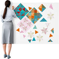 Buryeah 1 Pcs Quilt Design Wall Fabrics 60 in x 48 in by Buryeah