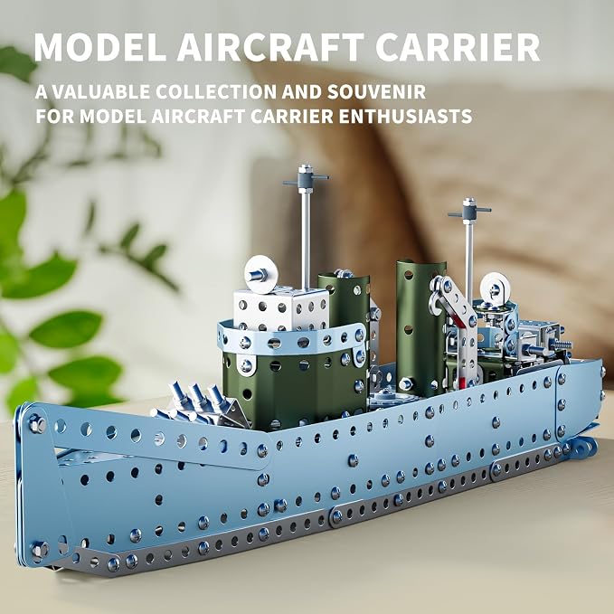 Lucky Doug Stem Building Projects Model Cruiser Ocean Ship Set, 504 Pieces Stem - Image 2