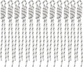 Paracord Keychain Paracord Bag Charm 12pcs Braided Nylon Rope Keychain Cord by Cmidy
