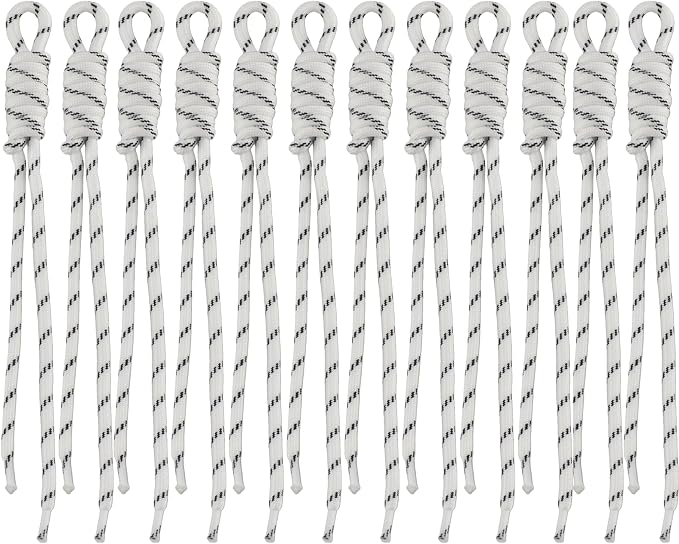 Paracord Keychain Paracord Bag Charm 12pcs Braided Nylon Rope Keychain Cord by Cmidy