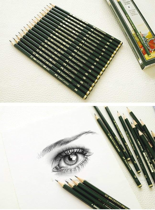 Faber-Castell Castell 9000 Graphite Pencils, 8B Pre-Sharpened - Image 4